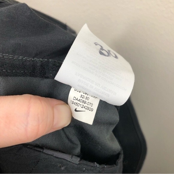 Nike Dri-FIT UV Men's Standard Fit Golf Chino Pants Dark Smoke Gray 32x30 - Picture 6 of 9